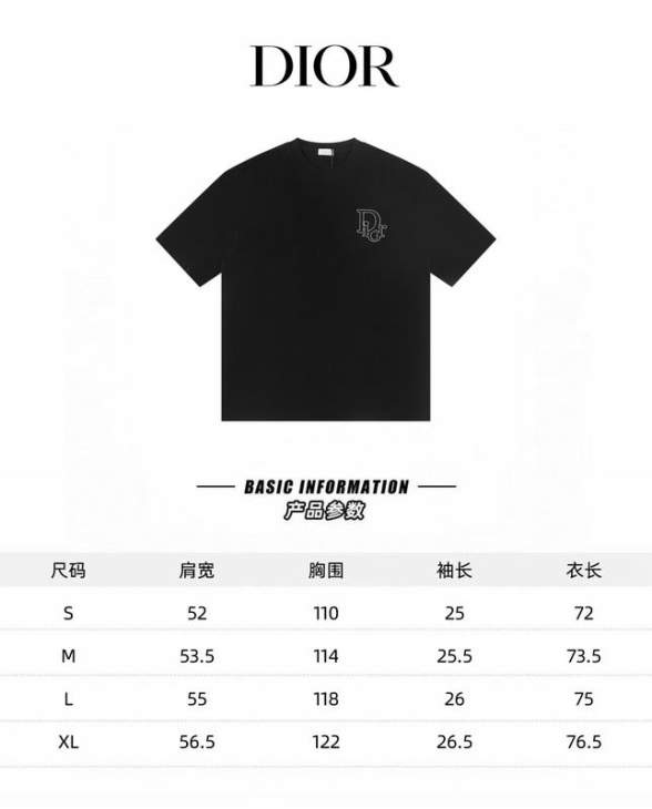 Picture of Dior T Shirts Short _SKUDiorS-XLautxW365515784